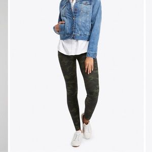 Spanx Look at Me Now Seamless Leggings in Green Camo